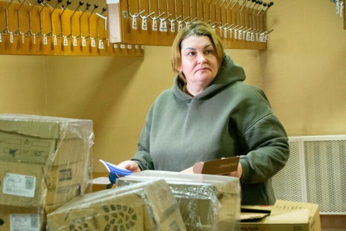 Очередную партию гумпомощи отправили из Подольска в зону СВО Очередную партию гумпомощи отправили из Подольска в зону СВО