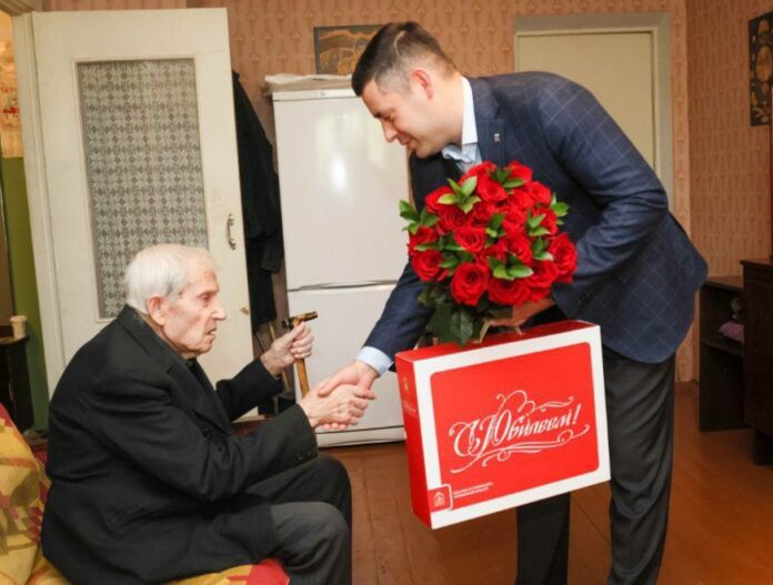 Столетие отметил участник Великой Отечественной войны из Подольска Столетие отметил участник Великой Отечественной войны из Подольска