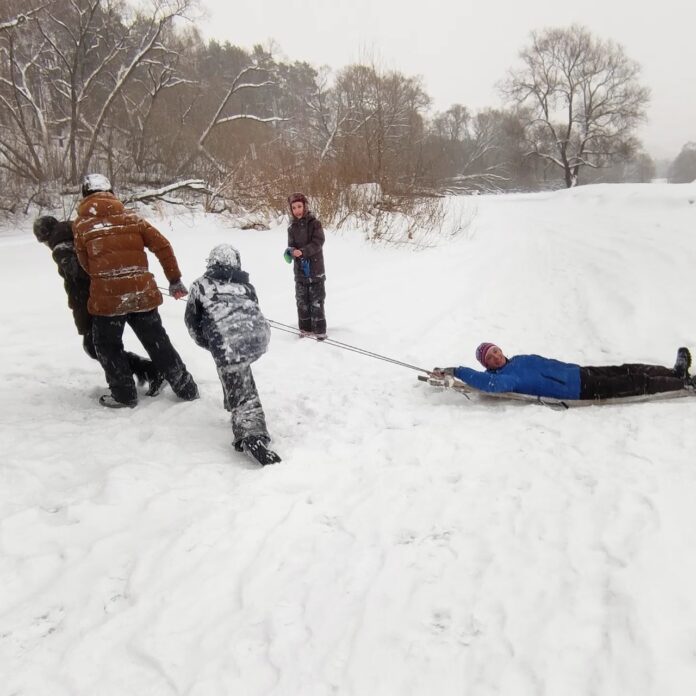 Юные жители округа приняли участие в учебно-тренировочном походе “Февральская метель 2022”