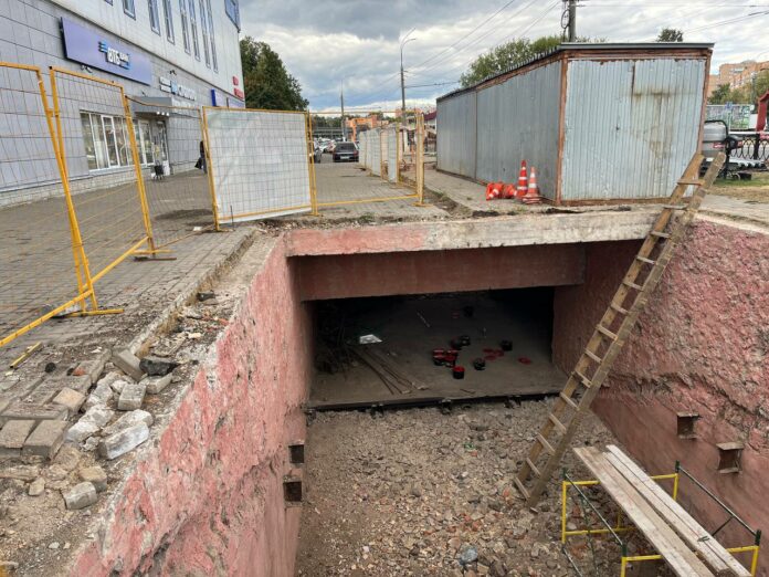 Подземный переход на улице Комсомольской в Подольске откроется в ноябре Подземный переход на улице Комсомольской в Подольске откроется в ноябре