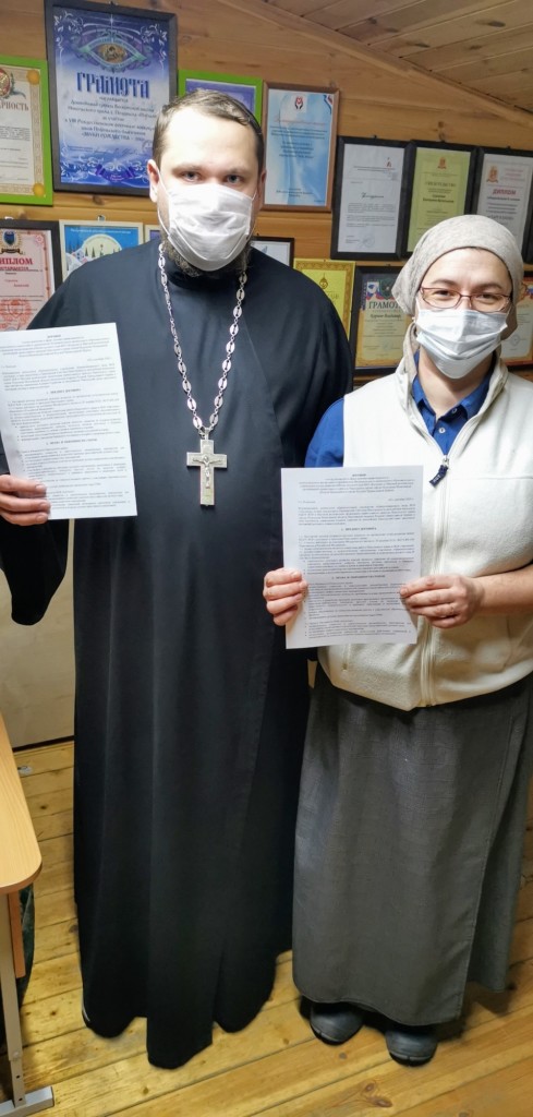 Договор о сотрудничестве между детским садом №28 и Никольским храмом подписали в Подольске