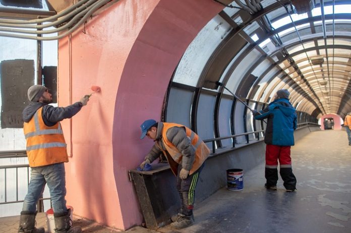 Пешеходный переход будет обновлен Пешеходный переход будет обновлен