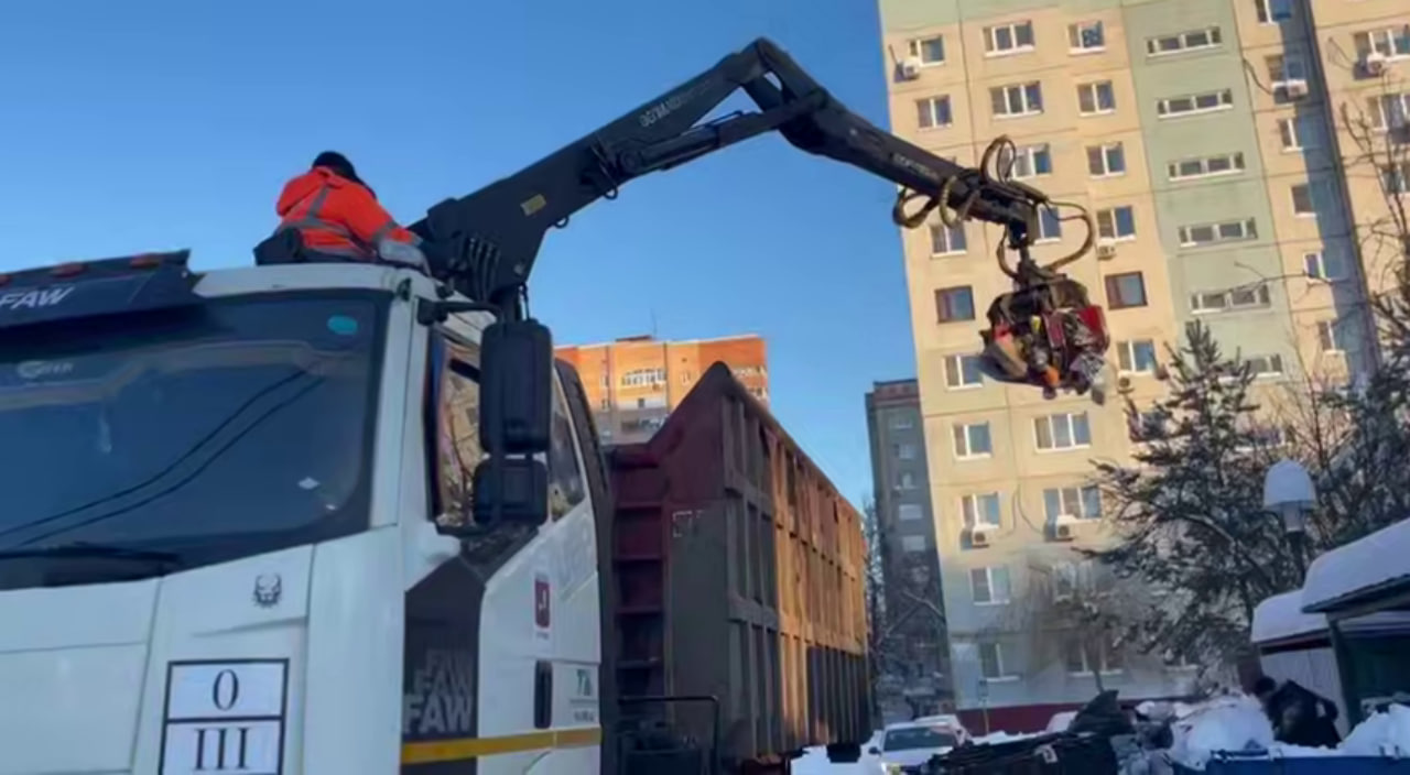 В Подольске усилена работа по вывозу мусора