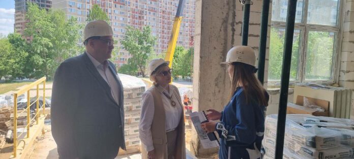 Процент готовности здания детского сада в Климовске составляет более 30 % Процент готовности здания детского сада в Климовске составляет более 30 %