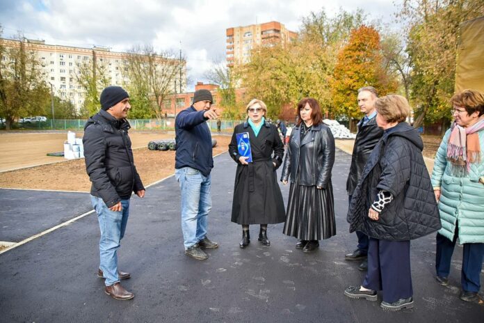 Продолжается строительство спортивного ядра в школе № 19 г. о. Подольск Продолжается строительство спортивного ядра в школе № 19 г. о. Подольск