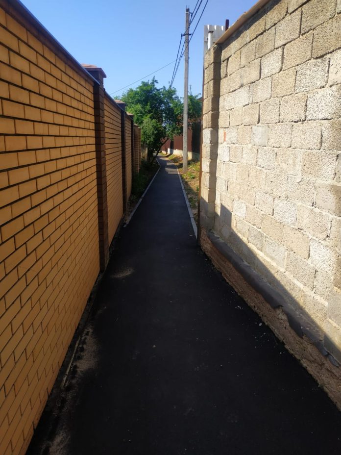 В деревне Кутьино оборудовали пешеходные переходы