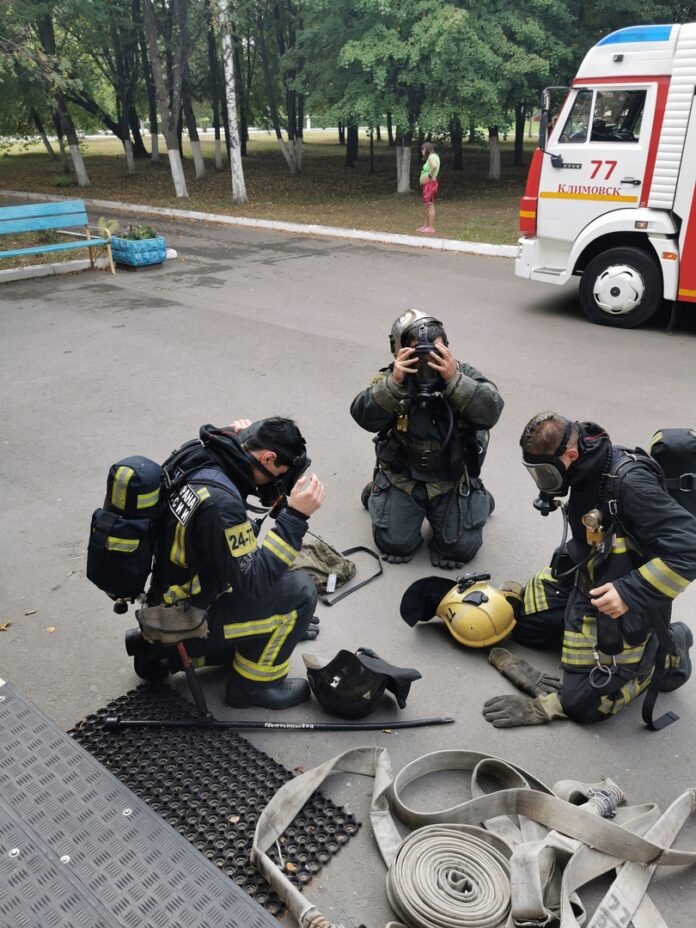 В Климовском доме-интернате для инвалидов и престарелых прошли плановые учения по пожарной безопасности
