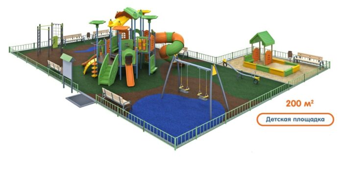 В Подольске началась замена игрового оборудования на бульваре 65-летия Победы