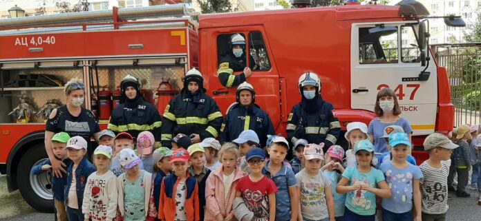 Возобновлены практические занятия по пожарной безопасности в дошкольных образовательных учреждениях Подольска