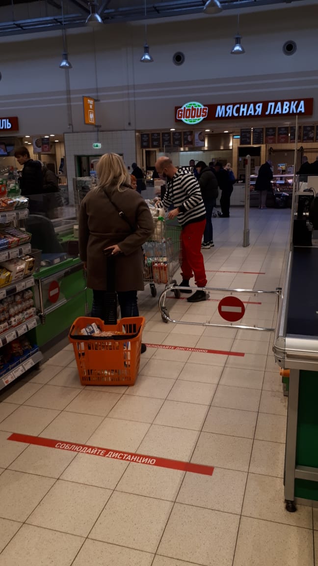 Торговые предприятия в Большом Подольске обеспечены товарами в достаточном количестве