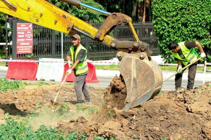 Работы по проекту благоустройству центральных улиц Подольска начались с улицы Высотной