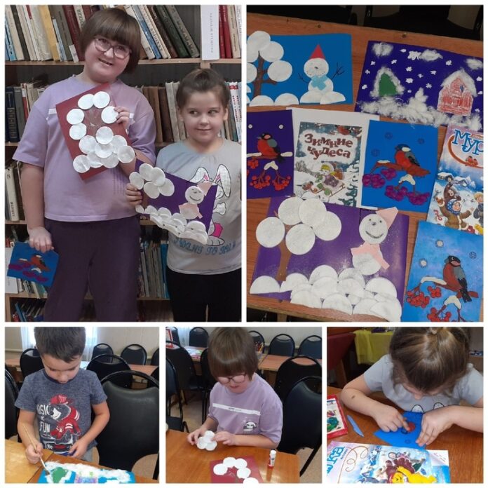 В библиотеке № 24 прошел детский мастер-класс “Зимние чудеса” В библиотеке № 24 прошел детский мастер-класс “Зимние чудеса”