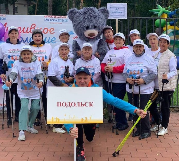 85-летняя подольчанка приняла участие в фестивале скандинавской ходьбы 85-летняя подольчанка приняла участие в фестивале скандинавской ходьбы