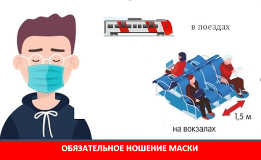 Рейд с целью контроля за соблюдением масочного режима прошел на железнодорожной станции «Подольск»