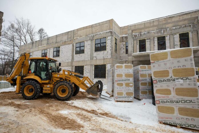 Готовность детского сада в жилом комплексе «Новая Щербинка» в Подольске составляет 25% Готовность детского сада в жилом комплексе «Новая Щербинка» в Подольске составляет 25%