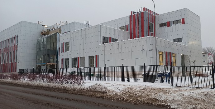 Строительство пристройки к школе № 13 в микрорайоне Кутузово завершается Строительство пристройки к школе № 13 в микрорайоне Кутузово завершается