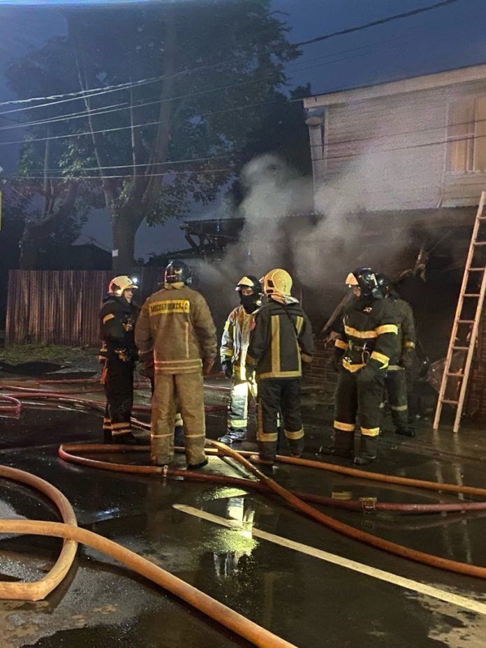 В Подольске на улице Ватутина устранили пожар