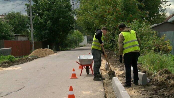 Новый тротуар появится по улице Силикатной в Подольске Новый тротуар появится по улице Силикатной в Подольске