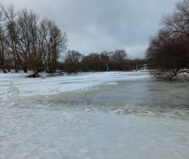Доводим до сведения подольчан об опасностях тонкого льда