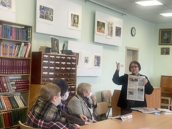 Встреча с участниками “Активного долголетия” прошла в библиотеке № 28 Встреча с участниками “Активного долголетия” прошла в библиотеке № 28