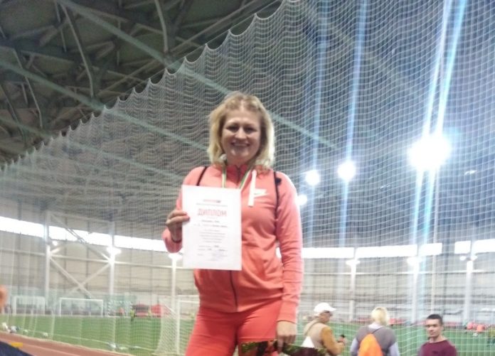 В матче сборных команд ветеранов легкой атлетики России подольчанка завоевала «золото»