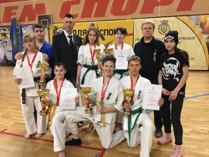 Подольские спортсмены стали победителями Чемпионата и первенства Московской области по кёкусинкай каратэ