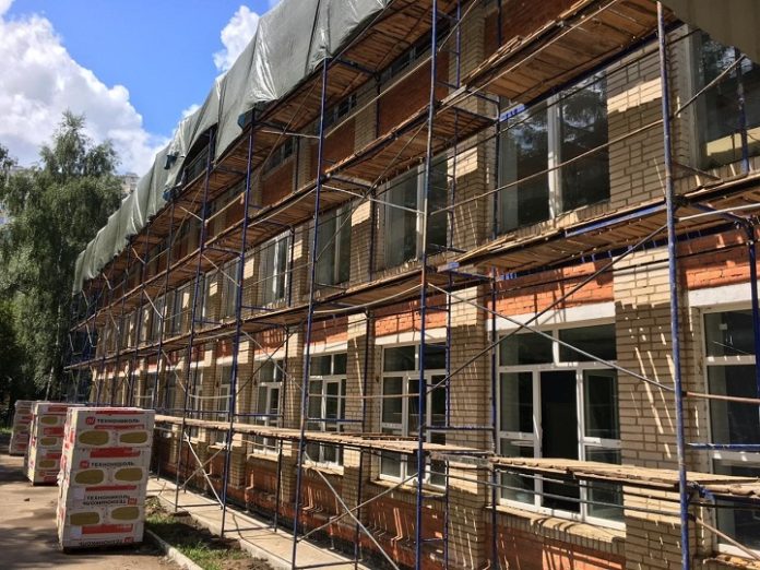 В Подольске капитально ремонтируют  школу № 18 имени Подольских курсантов В Подольске капитально ремонтируют  школу № 18 имени Подольских курсантов