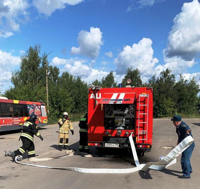 Совместные ученияя по ликвидации последствий ДТП прошли с участием подольских спасателей