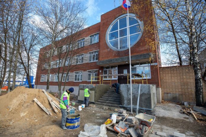 Продолжается ремонт в климовском пункте Подольской подстанции скорой медицинской помощи