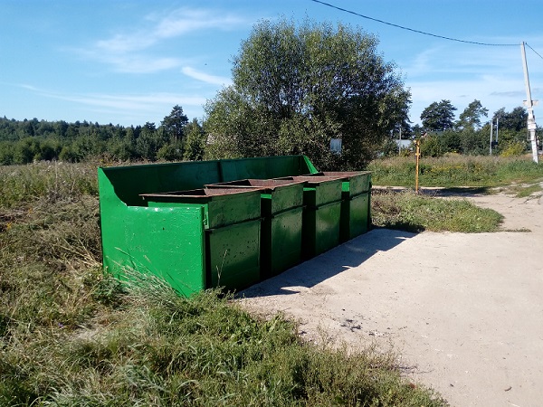 Мусоросборная площадка в Луковне приведена в порядок Мусоросборная площадка в Луковне приведена в порядок