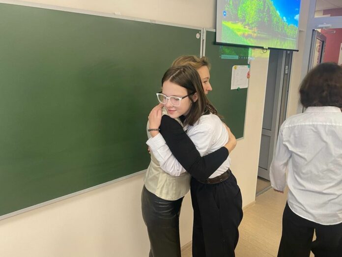 В средней школе № 18 прошла встреча с председателем Подольской городской организации инвалидов Татьяной...