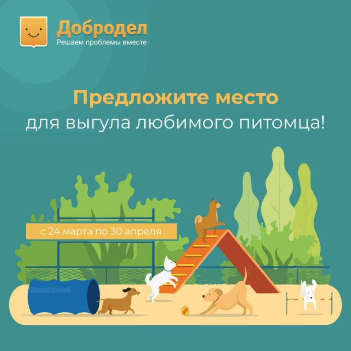 Жителей г .о. Подольск приглашают принять участие в выборе места для выгула любимого питомца⠀ Жителей г .о. Подольск приглашают принять участие в выборе места для выгула любимого питомца⠀