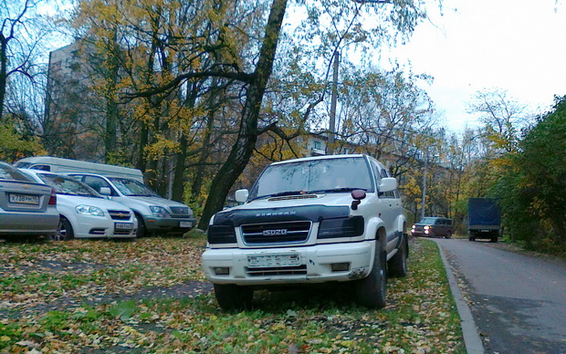 Инспекторы Госадмтехнадзора пресекли три случая парковки на газонах в Подольске