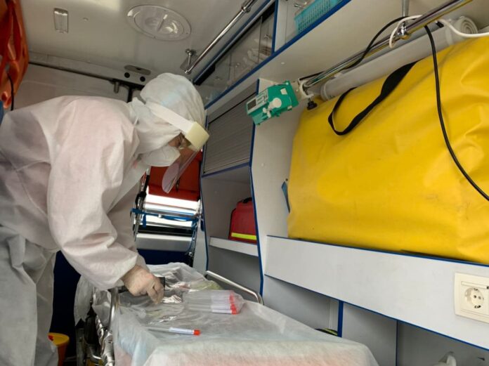 Высокой уровень требований СOVID-безопасности соблюдают на стройках в Подольске Высокой уровень требований СOVID-безопасности соблюдают на стройках в Подольске