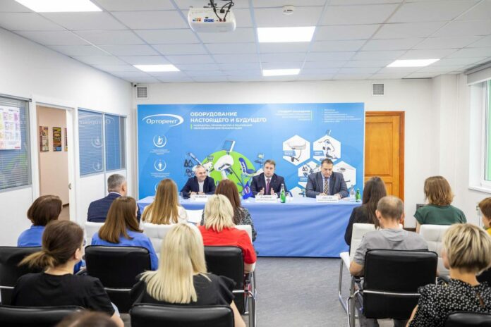 Встреча с трудовым коллективом ООО «Орторент» прошла в Подольске Встреча с трудовым коллективом ООО «Орторент» прошла в Подольске