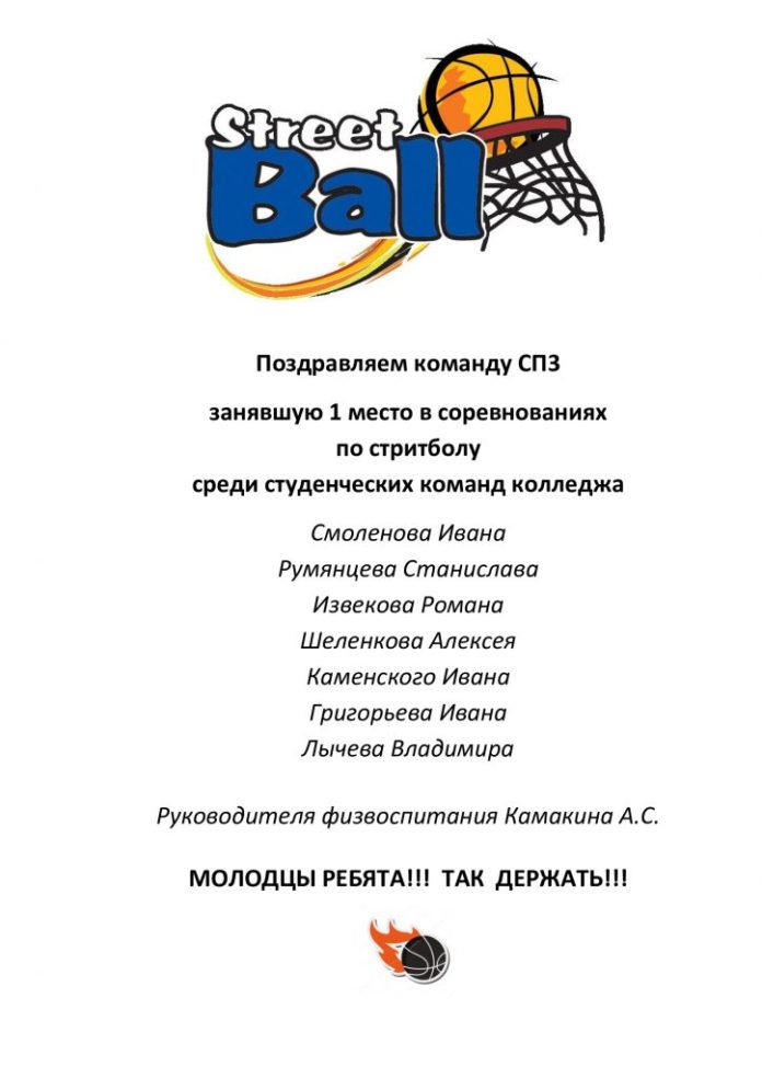 Соревнования по стритболу состоялись в Подольском колледже имени А.В. Никулина Соревнования по стритболу состоялись в Подольском колледже имени А.В. Никулина
