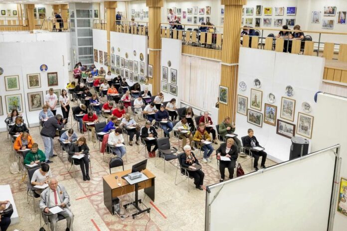 Всероссийская акция «Диктант Победы» прошла в Подольске Всероссийская акция «Диктант Победы» прошла в Подольске