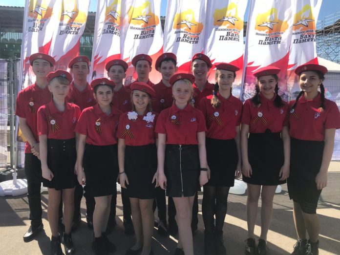 Юнармейцы Большого Подольска приняли участие в открытии «Вахты Памяти – 2019»