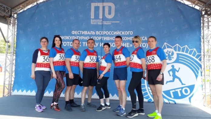 Подольчане на фестивале ГТО