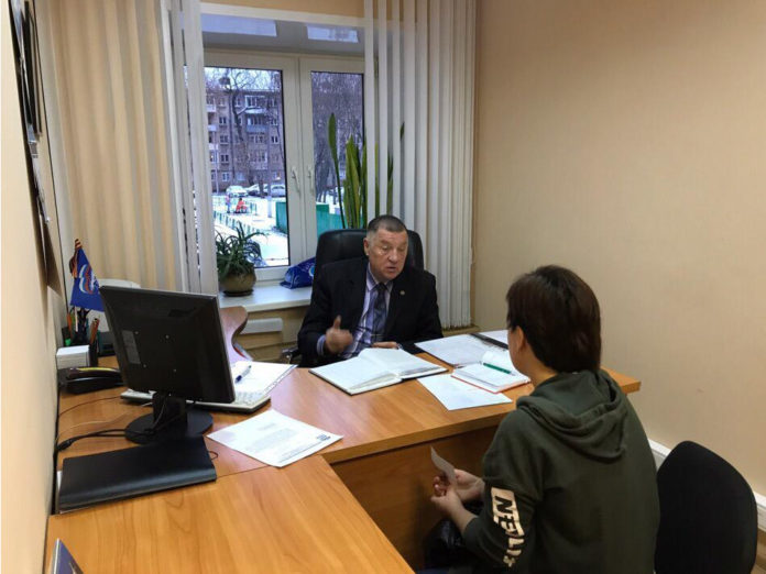 Руководитель МОП “Единая Россия” провел прием населения в рамках недели приемов