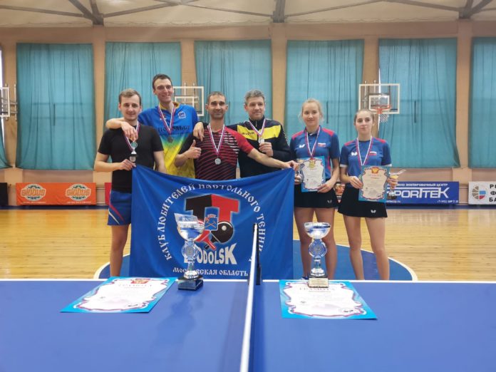 В ДК “Октябрь” прошло открытое парное первенство Городского округа Подольск по настольному теннису памяти...