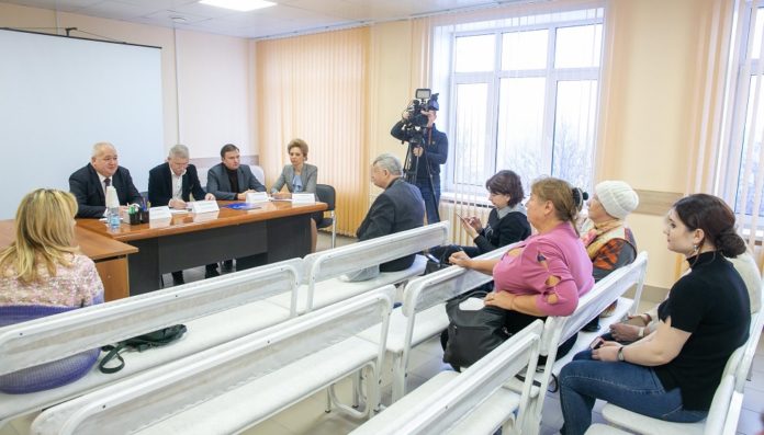 В Подольской городской поликлинике № 1 прошла  встреча с жителями по вопросам здравоохранения В Подольской городской поликлинике № 1 прошла  встреча с жителями по вопросам здравоохранения