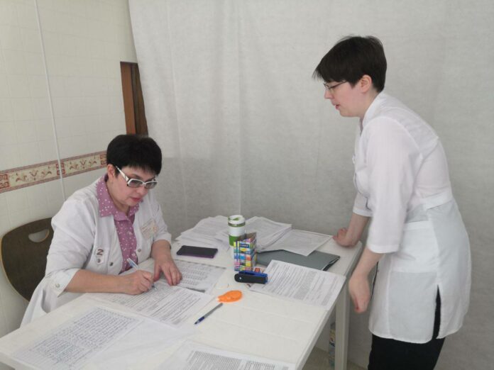 В Подольске уже более 200 человек прошли диспансеризацию в парке