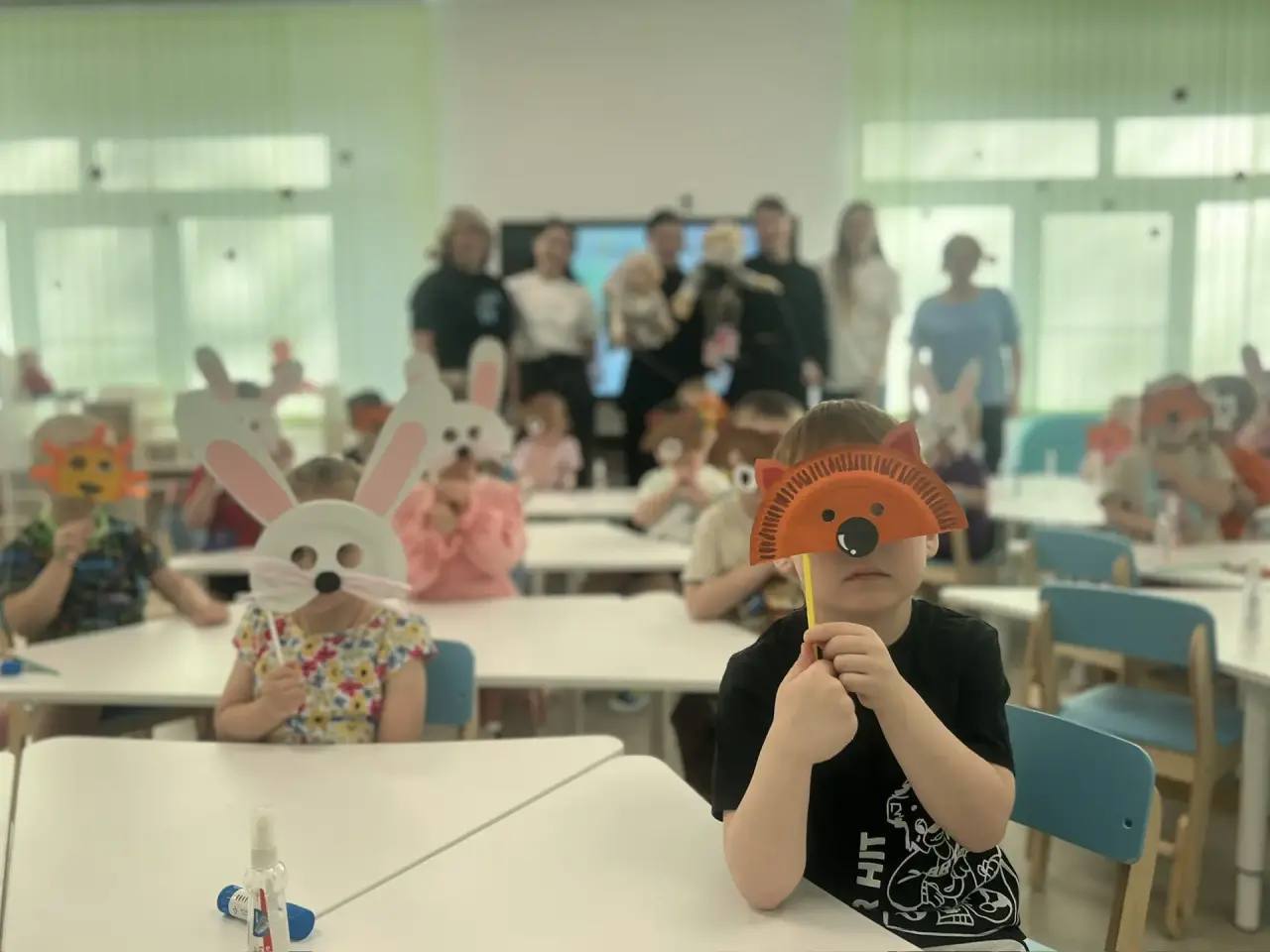 В Подольске для дошкольников провели мастер-класс «Волшебные маски» в рамках проекта «ПРО- Детство»