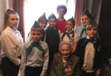 Учащиеся школ Городского округа Подольск поздравили с Днем Победы ветеранов Великой Отечественной войны