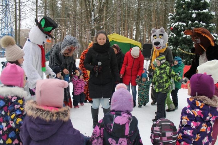 В климовском парке «Дубрава» состоялось новогоднее мероприятие