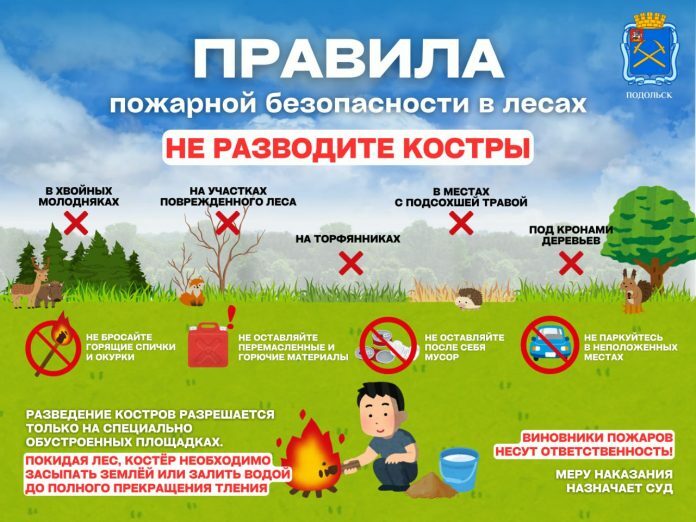 Соблюдайте правила пожарной безопасности в лесах! Соблюдайте правила пожарной безопасности в лесах!