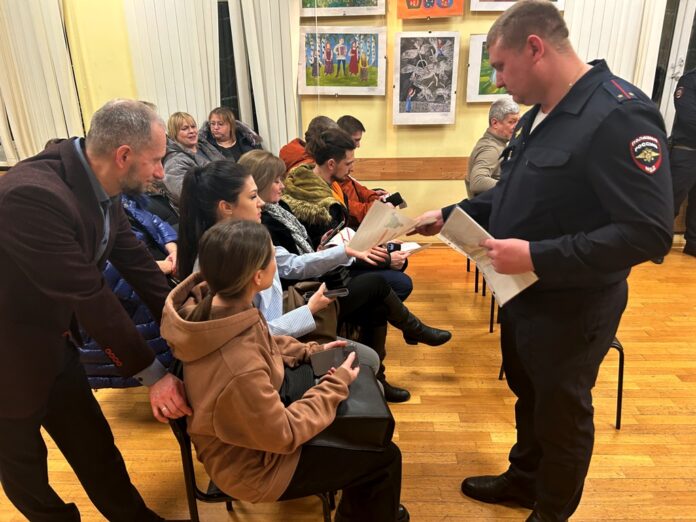 В Подольске участковые уполномоченные полиции отчитались перед населением о проделанной работе