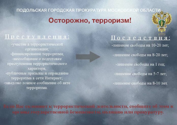 Осторожно, терроризм!