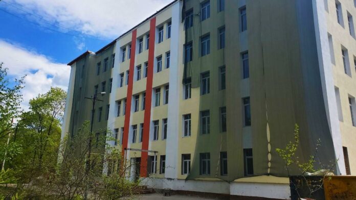 В Подольске продолжается капитальный ремонт здания школы № 14 В Подольске продолжается капитальный ремонт здания школы № 14